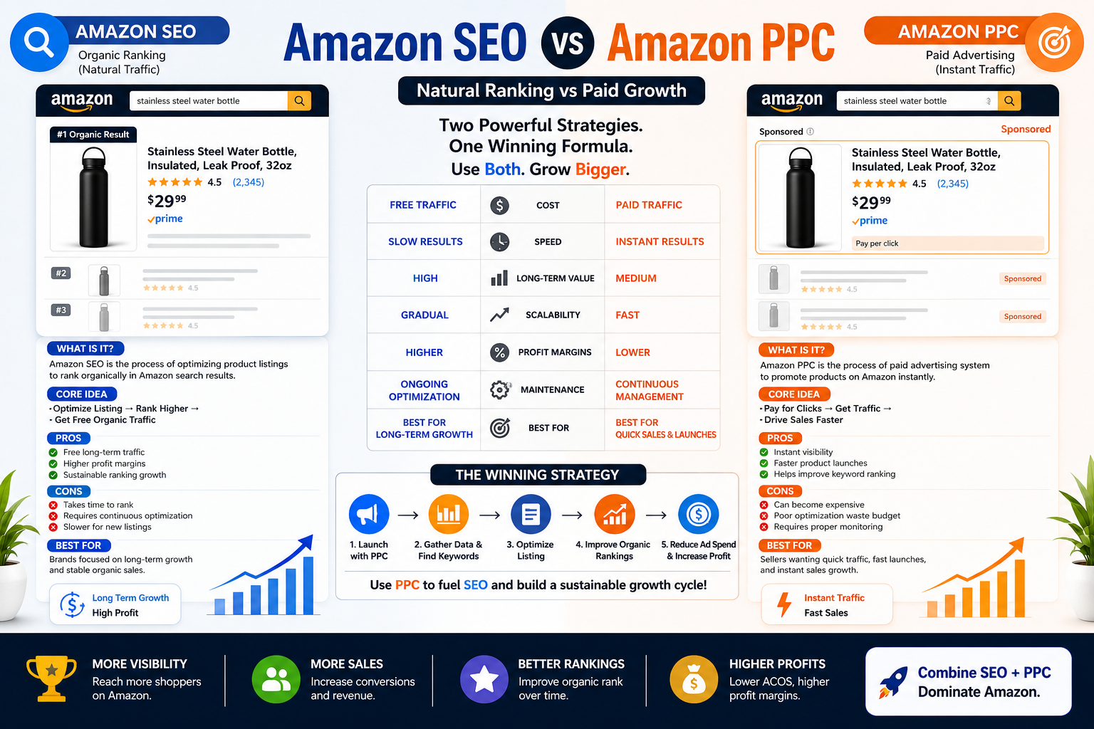Amazon SEO vs Amazon PPC: Which Strategy Drives More Sales?